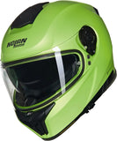 Integralhelm Speeding Für Motorrad Nolan N80-8 Grun Impulso / Schwarz Mivedi 329 Grösse Xl