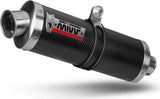 Complete Non-Catalytic Exhaust System With Sound Certification Oval Carbon - Mivv Compatible With Suzuki Sv 650 (2003)