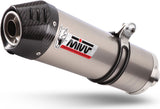 Non-Catalytic Exhaust Tip With Sound Certification Oval Titanium Carbon - Mivv Compatible With Bmw K 1200 S (2005-2008)