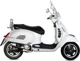 Komplette Abgasanlage Mit Katalysator Und Geräuschzulassung Delta Race Stahl Schwarz Carbon - Mivv Kompatibel Mit Piaggio Vespa Gts 300 (2008-2020)