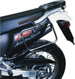 Seitenkoffer Monokey Trekker Schwarz 92 Lt Trekker Aluminium - Givi Kompatibel Mit Honda Africa Twin 750 (1993-1995)