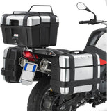 Monokey Black Side Cases - 66 Lt Nylon - Givi Compatible With Bmw F 650 Gs (2004-2007)