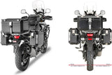 Monokey Cam-Side Trekker Outback Evo Smart Anodized Aluminium Side Cases + Locks - 84 Lt Trekker Outback Evo Smart Anodized Aluminium - Givi Compatible With Suzuki Dl 1000 V-Strom (2014-2016)