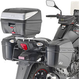 Monokey Trekker Black Side Cases - 92 Lt Trekker Aluminium - Givi Compatible With Suzuki V-Strom 250 (2017-2021)