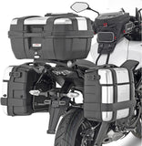 Trekker Top Case + Side Cases - 144 Lt Trekker Aluminium - Givi Compatible With Kawasaki Versys 650 (2015-2021)