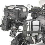Seitenkoffer Monokey Trekker Schwarz 66 Lt Trekker Aluminium - Givi Kompatibel Mit Bmw G 310 Gs (2017-2024)