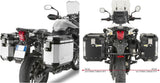 Monokey Cam-Side Canyon Black Side Bags - 60 Lt Canyon Nylon - Givi Compatible With Triumph Tiger 800 - Xc - Xr (2011-2017)