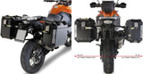 Seitenkoffer Monokey Cam-Side Trekker Outback Evo Smart Aluminium Schwarz + Schloss 88 Lt Trekker Outback Evo Smart Aluminium - Givi Kompatibel Mit Ktm 1290 Super Adventure T (2017)