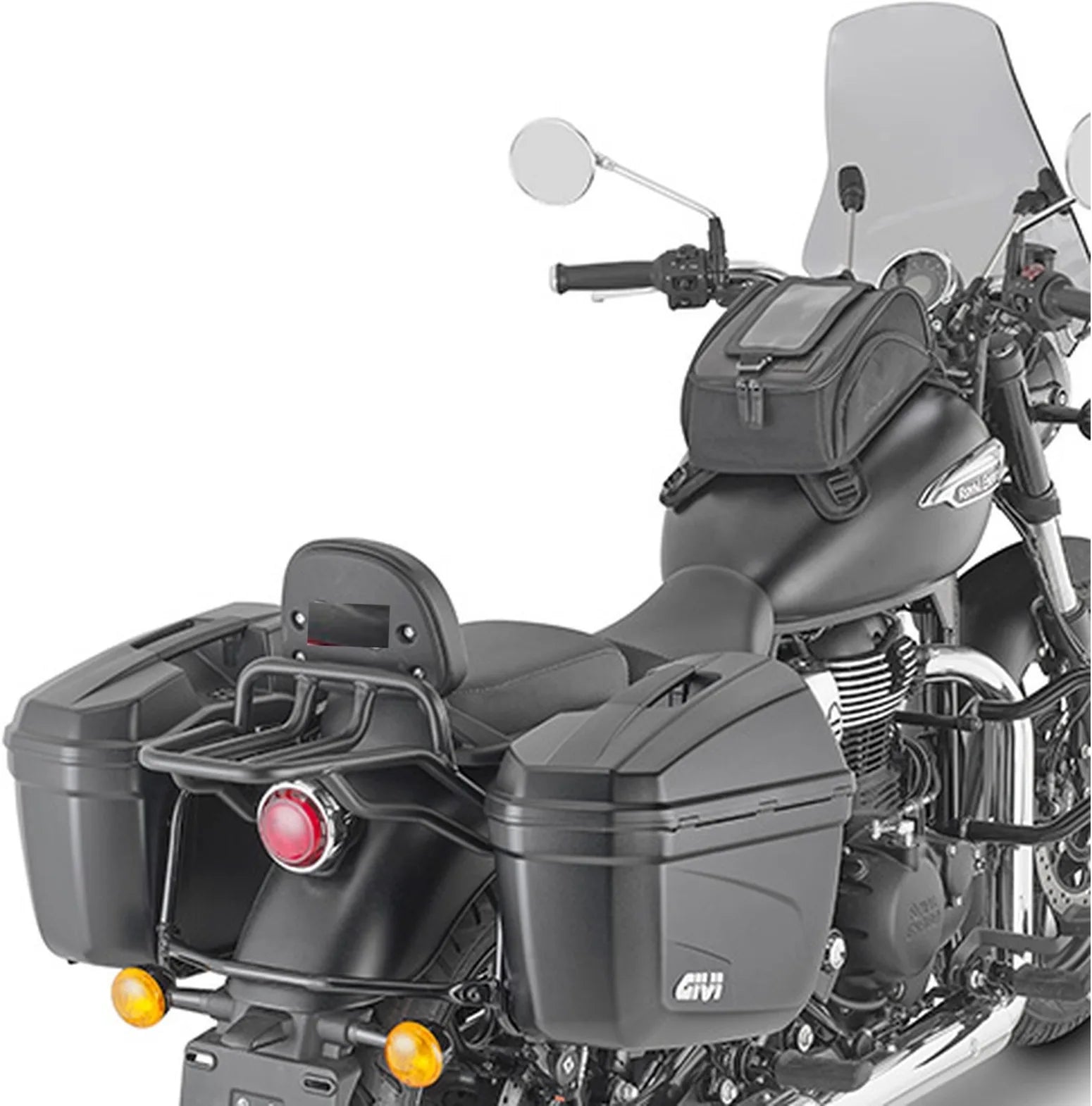 Seitenkoffer-Träger Für Monokey Oder Retro Fit Koffer - Givi Kompatibel Mit Royal Enfield Meteor 350 (2021-2024)