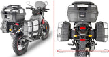 Trekker Dolomiti Aluminium Black Top Case + Side Cases - 102 Lt Trekker Dolomiti Aluminium - Givi Compatible With Royal Enfield Scram 411 (2022-2024)