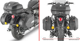 Monokey Trekker Dolomiti Black Aluminium Side Cases - 60 Lt Trekker Dolomiti Aluminium - Givi Compatible With Royal Enfield Super Meteor 650 (2023-2024)