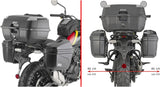 Monokey Trekker Dolomiti Black Aluminium Side Cases - 72 Lt Trekker Dolomiti Aluminium - Givi Compatible With Royal Enfield Guerrilla 450 (2024)