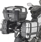 Seitenkoffer Monokey Trekker 66 Lt Trekker Aluminium - Givi Kompatibel Mit Honda Cb 500 X (2019-2023)