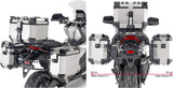 Trekker Outback Evo Smart Aluminium Black Top Case + Side Cases - 138 Lt Trekker Outback Evo Smart Aluminium - Givi Compatible With Honda X-Adv 750 (2025)