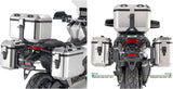 Topcase + Seitenkoffer Trekker Dolomiti Aluminium 118 Lt Trekker Dolomiti Aluminium - Givi Kompatibel Mit Honda X-Adv 750 (2021-2024)