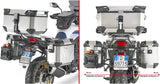 Seitenkoffer Monokey Cam-Side Trekker Outback Evo Smart Aluminium Schwarz + Schloss 84 Lt Trekker Outback Evo Smart Aluminium - Givi Kompatibel Mit Honda Xl 750 Transalp (2023-2024)