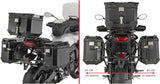 Monokey Cam-Side Trekker Outback Evo Smart Anodized Aluminium Side Cases + Locks - 70 Lt Trekker Outback Evo Smart Anodized Aluminium - Givi Compatible With Yamaha Tracer 9 - Gt - Gt+ (2025)