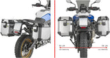 Topcase + Seitenkoffer Trekker Outback Evo Smart Aluminium Gefertigt 116 Lt Trekker Outback Evo Smart Eloxiertem Aluminium - Givi Kompatibel Mit Bmw F 900 Gs (2024)