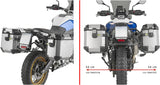 Monokey Cam-Side Trekker Outback Evo Smart Anodized Aluminium Side Cases + Locks - 74 Lt Trekker Outback Evo Smart Anodized Aluminium - Givi Compatible With Bmw F 900 Gs (2024)