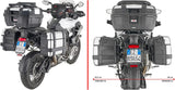 Seitenkoffer Monokey Schwarz 44 Lt Technopolymer - Givi Kompatibel Mit Triumph Tiger 1200 Gt Explorer (2022-2024)