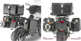 Monokey Cam-Side Canyon Black Side Bags - 60 Lt Canyon Nylon - Givi Compatible With Triumph Tiger 900 (2020-2023)