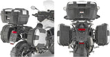 Monokey Canyon Black Side Bags - 50 Lt Canyon Nylon - Givi Compatible With Triumph Tiger 900 (2020-2023)