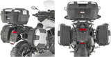 Seitenkoffer Monokey Schwarz 66 Lt Nylon - Givi Kompatibel Mit Triumph Tiger 900 (2020-2023)