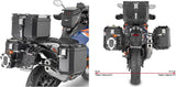 Seitenkoffer Monokey Cam-Side Trekker Outback Evo Smart Eloxiertem Aluminium + Schloss 70 Lt Trekker Outback Evo Smart Eloxiertem Aluminium - Givi Kompatibel Mit Ktm 1290 Super Adventure R (2021-2024)
