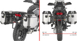 Monokey Cam-Side Trekker Outback Evo Smart Anodized Aluminium Side Cases + Locks - 96 Lt Trekker Outback Evo Smart Anodized Aluminium - Givi Compatible With Moto Guzzi Stelvio 1000 (2024)