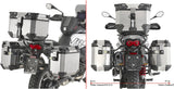 Monokey Cam-Side Trekker Outback Evo Smart Anodized Aluminium Side Cases + Locks - 70 Lt Trekker Outback Evo Smart Anodized Aluminium - Givi Compatible With Moto Guzzi V85 Tt (2024)