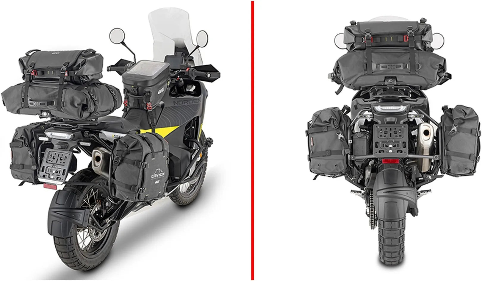 Seitenkoffer Monokey Trekker Dolomiti Aluminium 60 Lt Trekker Dolomiti Aluminium - Givi Kompatibel Mit Husqvarna Norden 901 (2022-2024)