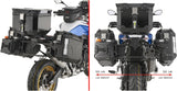 Monokey Cam-Side Trekker Outback Evo Smart Aluminium Side Cases + Locks - R Recessed 88 Lt Trekker Outback Evo Smart Aluminium - Givi Compatible With Bmw F 900 Gs (2024)