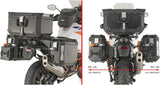 Seitenkoffer Monokey Cam-Side Trekker Outback Evo Smart Aluminium + Schloss Dx Abgeschrägt 88 Lt Trekker Outback Evo Smart Aluminium - Givi Kompatibel Mit Ktm 1290 Super Adventure S (2021-2024)