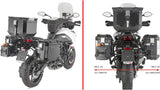 Trekker Outback Evo Smart Aluminium Black Top Case + Side Cases R Recessed - 119 Lt Trekker Outback Evo Smart Aluminium - Givi Compatible With Benelli Trk 702 (2023-2024)