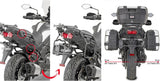 Seitenkoffer Monokey Trekker Dolomiti Aluminium Schwarz 60 Lt Trekker Dolomiti Aluminium - Givi Kompatibel Mit Kawasaki Versys 1000 - Se (2019-2024)