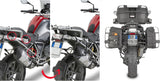 Monokey Black Side Cases - 44 Lt Technopolymer - Givi Compatible With Bmw R 1250 Gs Adventure (2019-2024)