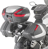 Seitenkoffer Monokey Side Silber 74 Lt Technopolymer - Givi Kompatibel Mit Honda Cb 500 X (2019-2023)