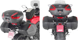 Monokey Side Silver Side Cases - 74 Lt Technopolymer - Givi Compatible With Yamaha Tracer 9 - Gt - Gt+ (2021-2024)