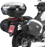 Seitenkoffer Monokey Side Silber 74 Lt Technopolymer - Givi Kompatibel Mit Suzuki Dl 650 V-Strom L2 L3 L4 L5 L6 (2011-2016)