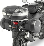 Seitenkoffer Monokey Side Silber 74 Lt Technopolymer - Givi Kompatibel Mit Suzuki Dl 650 V-Strom (2017-2024)