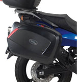 Monokey Side Black Tech Side Cases - 70 Lt Technopolymer - Givi Compatible With Suzuki Dl 650 V-Strom (2004-2011)