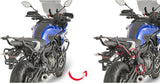 Monokey Side Silver Side Cases - 74 Lt Technopolymer - Givi Compatible With Yamaha Tracer 7 - Gt (2020-2024)