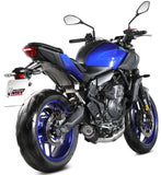 Complete Exhaust System Without Catalytic Converter And Without Sound Certification X-M5 Steel Black - Mivv Compatible With Yamaha Mt-07 (2025-2026)