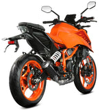 Exhaust Tip Without Sound Certification Mk3 Steel Black - Mivv Compatible With Ktm 390 Duke (2024-2026)