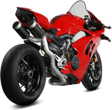 Komplette Auspuffanlage Ohne Katalysator Und Ohne Geräuschzulassung Mk3 Carbon - Mivv Kompatibel Mit Ducati Panigale V4 (2018-2022)