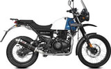 Auspuffendstück Ohne Katalysator Und Mit Geräuschzulassung Oval Stahl Schwarz - Mivv Kompatibel Mit Royal Enfield Himalayan (2021-2023)