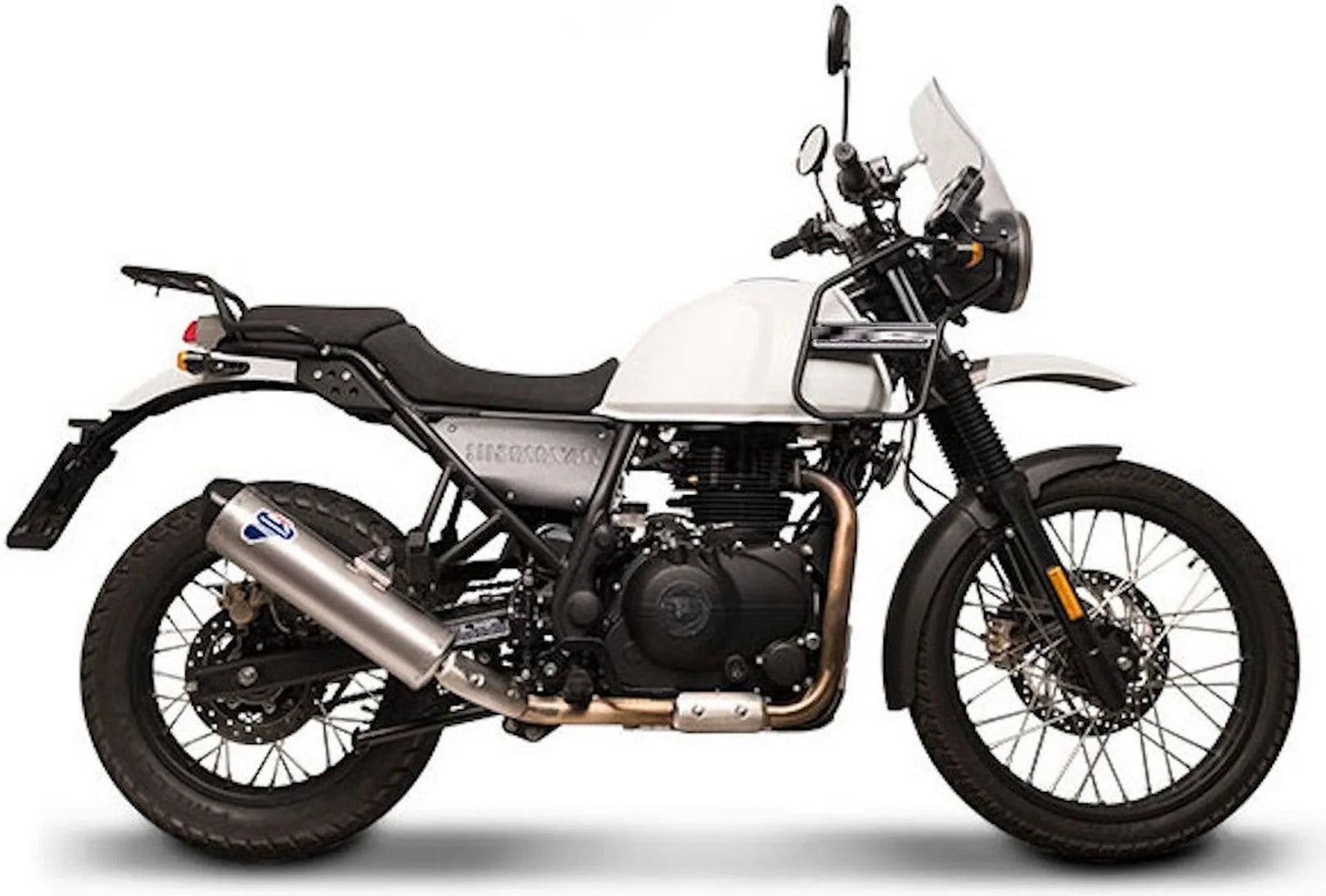 Auspuffendrohr Ohne Geräuschzulassung Relevance Edelstahl - Termignoni Kompatibel Mit Royal Enfield Himalayan (2018-2020)