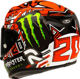 Integralhelm Für Motorrad Hjc Rpha 12 P.I.M. Evo (Carbon-Aramid/Fiberglass/Natural Fiber) Mc1 Quartararo Replica Ii Grösse 09 L