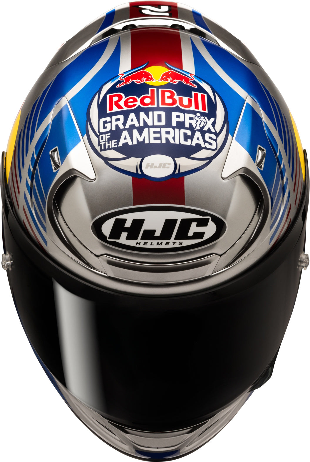 Full-Face Motorcycle Helmet Hjc Rpha 12 P.I.M. Evo (Carbon-Aramid/Fiberglass/Natural Fiber) Mc21 Red Bull Austin Gp 2 Size 09 L