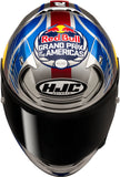 Integralhelm Für Motorrad Hjc Rpha 12 P.I.M. Evo (Carbon-Aramid/Fiberglass/Natural Fiber) Mc21 Red Bull Austin Gp 2 Grösse 05 Xxs